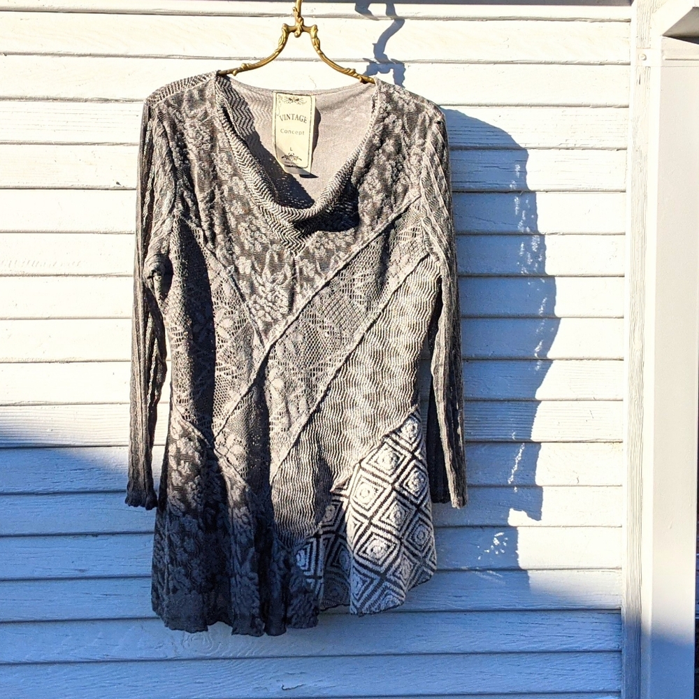 Lacy boho tunic